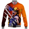 Comic Baseball-Jacket, Wolverine Baseball-Jacket, X-men Baseball-Jacket