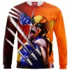 Wolverine Sweatshirt, Comic Sweatshirt, Superhero Sweatshirt