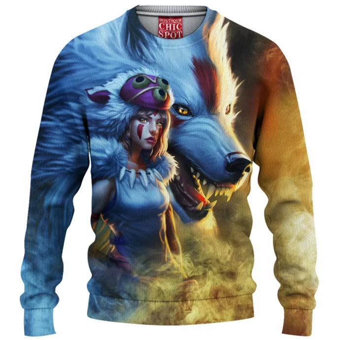 Princess Mononoke Knitted Sweater