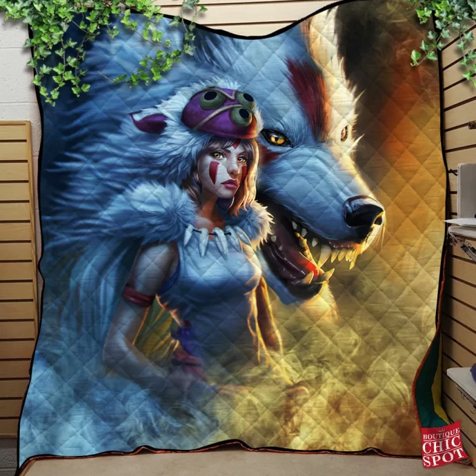 Princess Mononoke Quilt Blanket