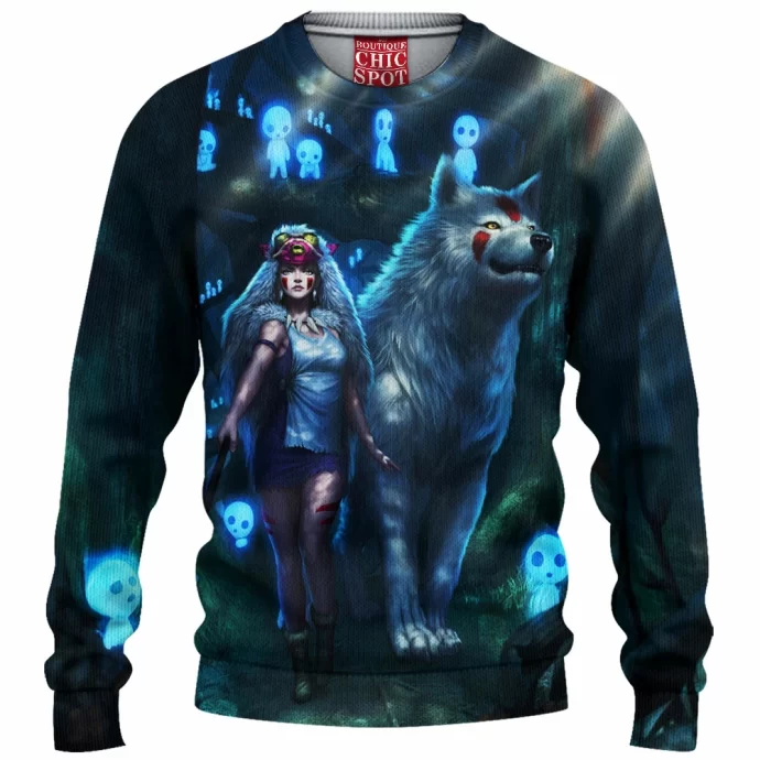 Princess Mononoke Knitted Sweater