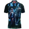 Anime Polo Shirt, Mononoke Hime Polo Shirt, Princess Mononoke Polo Shirt, Ghibli Polo Shirt