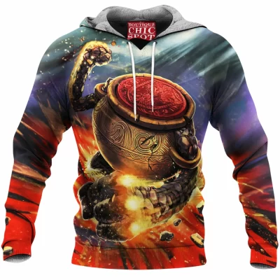 Comic Fleece-Hoodie, Iron Fist Fleece-Hoodie