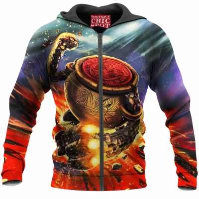 Comic Zip-Hoodie, Iron Fist Zip-Hoodie