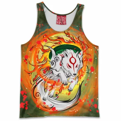 Anime Tank-Top, Okami Tank-Top, Game Tank-Top