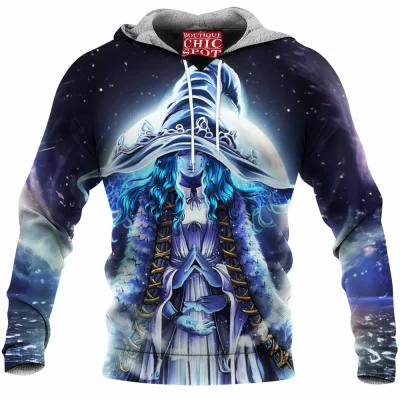 Elden Ring Fleece-Hoodie, Game Fleece-Hoodie, Ranni The Witch Fleece-Hoodie