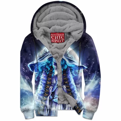 Elden Ring Zip-Fleece-Hoodie, Game Zip-Fleece-Hoodie, Ranni The Witch Zip-Fleece-Hoodie