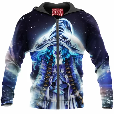 Elden Ring Zip-Hoodie, Game Zip-Hoodie, Ranni The Witch Zip-Hoodie