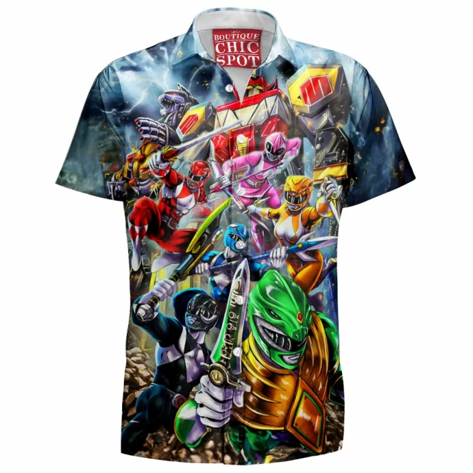 Power Rangers Hawaiian Shirt