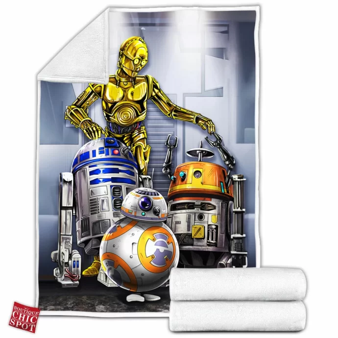 Rebel Droids Fleece Blanket