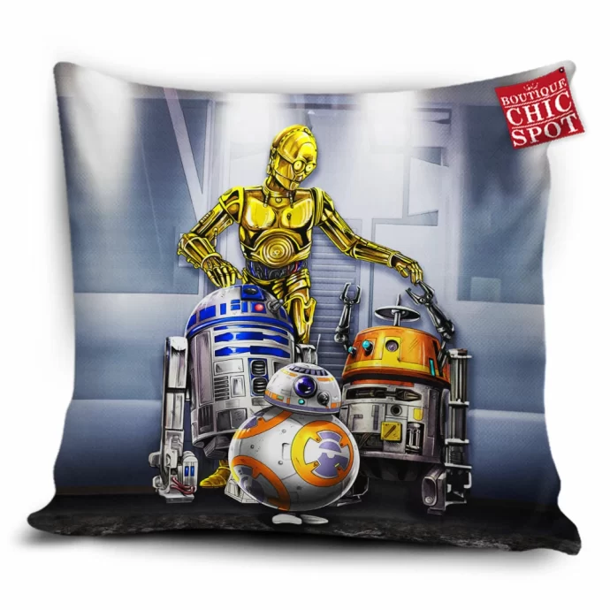 Rebel Droids Pillow Cover