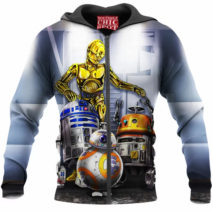 Rebel Droids Zip Hoodie