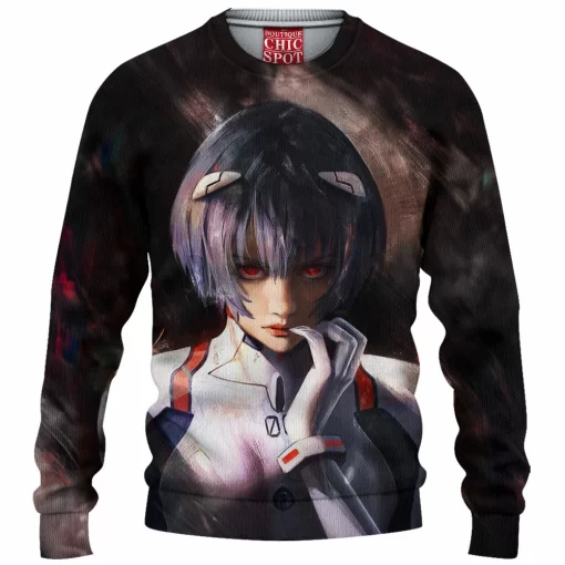 Rei Ayanami Knitted Sweater