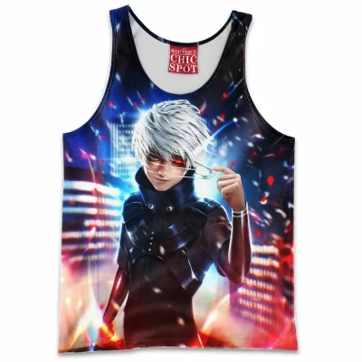 Anime Tank-Top, Ken Kaneki Tank-Top, Tokyo Ghoul Tank-Top