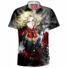 Captain Marvel Hawaiian-Shirt, Comic Hawaiian-Shirt