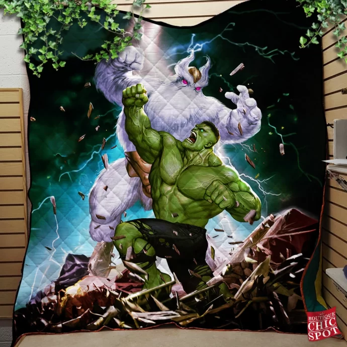 Immortal Hulk Quilt Blanket