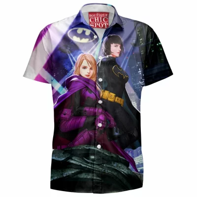 Comic Hawaiian-Shirt, Batgirl Hawaiian-Shirt