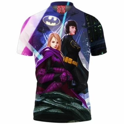 Comic Polo Shirt, Batgirl Polo Shirt