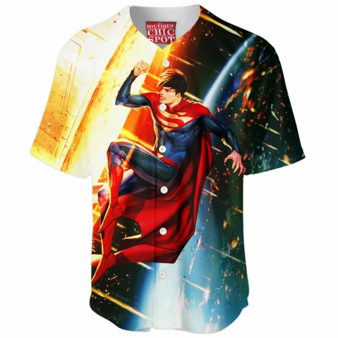 Superman Son Of Kal El Baseball Jersey