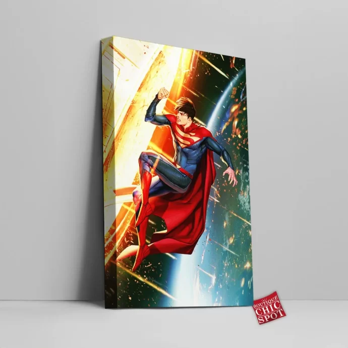 Superman Son Of Kal El Canvas Wall Art