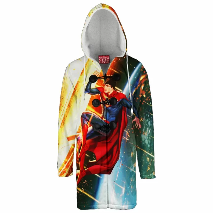 Superman Son Of Kal El Hooded Cloak Coat