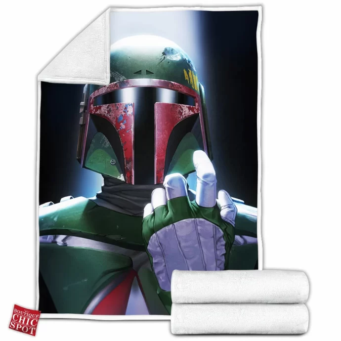 Boba Fett Fleece Blanket