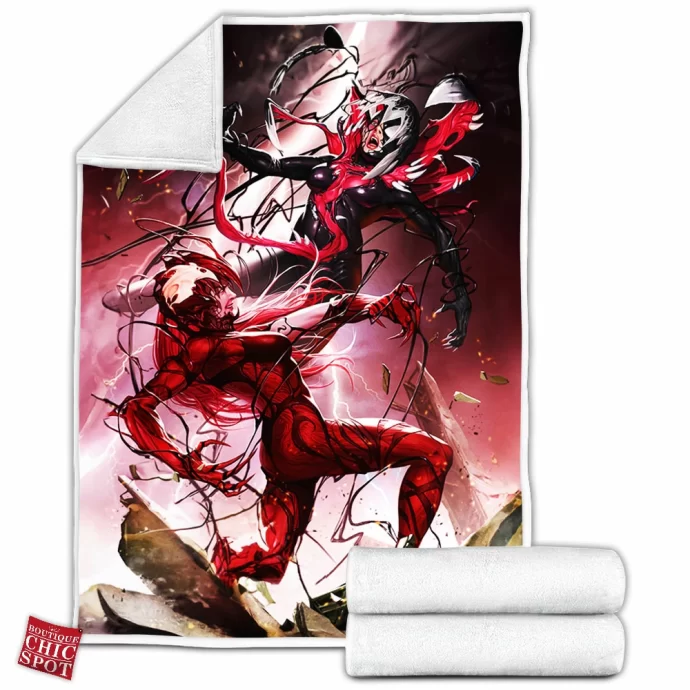 Gwenom Carnage Venom Fleece Blanket