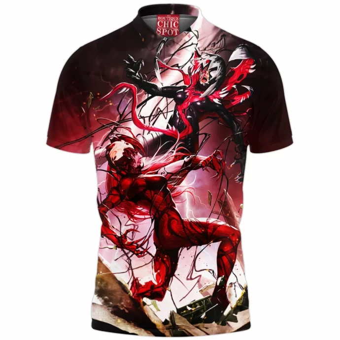 Gwenom Carnage Venom Polo Shirt