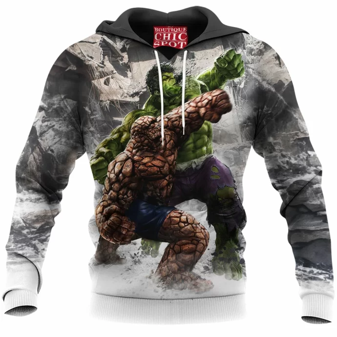 The Thing Vs Hulk Hoodie