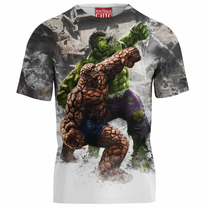 The Thing Vs Hulk T-Shirt