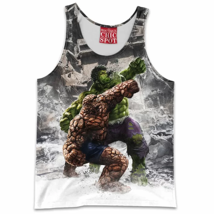 The Thing Vs Hulk Tank Top