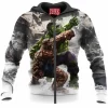 Ben Grimm Zip-Hoodie, Comic Zip-Hoodie, Fantastic Four Zip-Hoodie, Hulk Zip-Hoodie, The Thing Zip-Hoodie