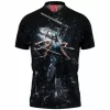 Comic Polo Shirt, Spiral Polo Shirt, X-men Polo Shirt