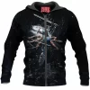 Comic Zip-Hoodie, Spiral Zip-Hoodie, X-men Zip-Hoodie
