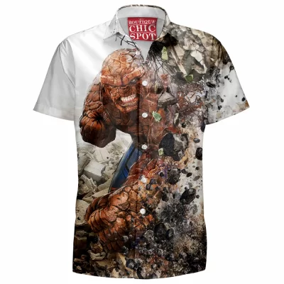 Ben Grimm Hawaiian-Shirt, Comic Hawaiian-Shirt, Fantastic Four Hawaiian-Shirt, The Thing Hawaiian-Shirt