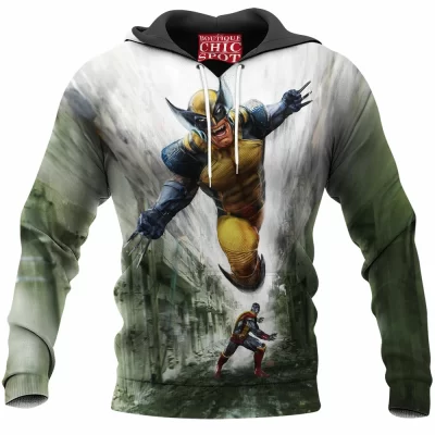 Comic Hoodie, Logan Hoodie, Wolverine Hoodie, X-men Hoodie