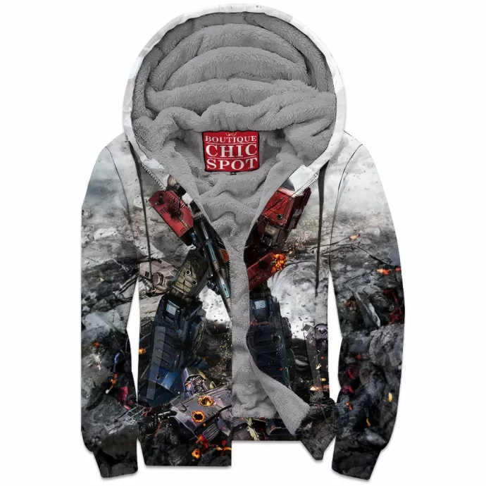 Transformers Zip Fleece Hoodie