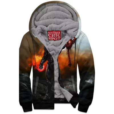 Comic Zip-Fleece-Hoodie, Baron Karza Zip-Fleece-Hoodie