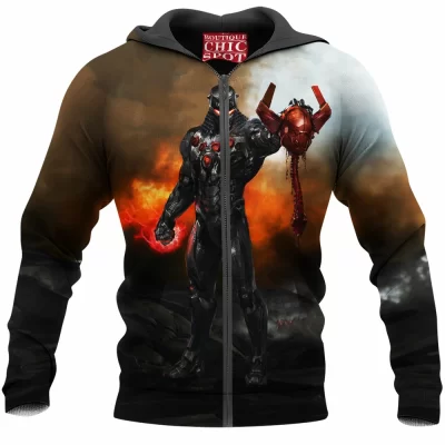 Comic Zip-Hoodie, Baron Karza Zip-Hoodie