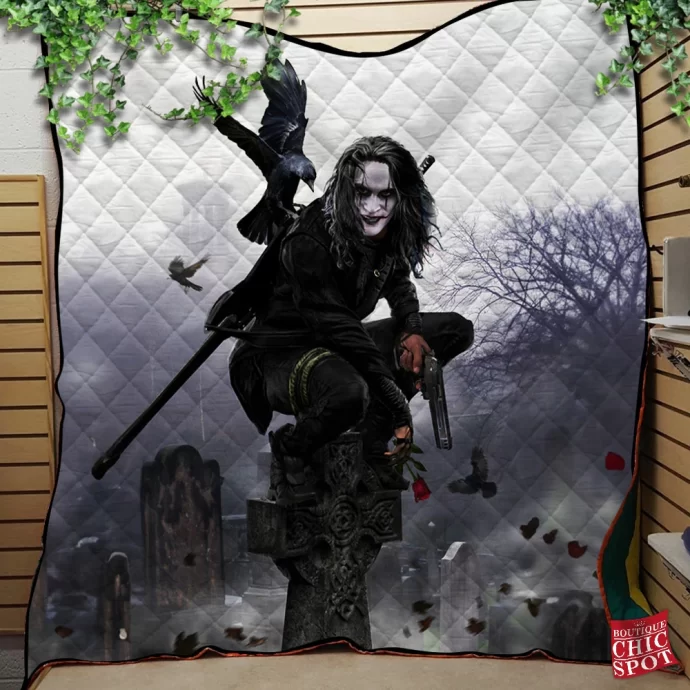 The Crow Quilt Blanket