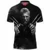Comic Polo Shirt, Logan Polo Shirt, Wolverine Polo Shirt, X-men Polo Shirt