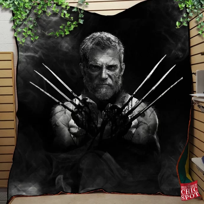 Old Man Logan Quilt Blanket