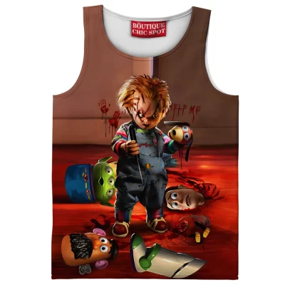 Child's Play Tank-Top, Chucky Tank-Top, Horror Tank-Top