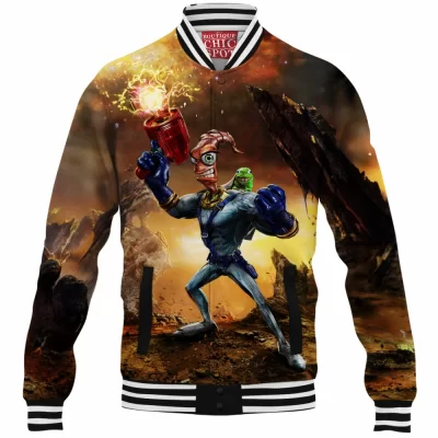 Earthworm Jim Baseball-Jacket, Game Baseball-Jacket