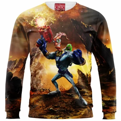 Game Zip Sweatshirt, Earthworm Jim Zip Sweatshirt