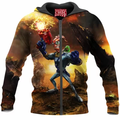 Earthworm Jim Zip-Hoodie, Game Zip-Hoodie