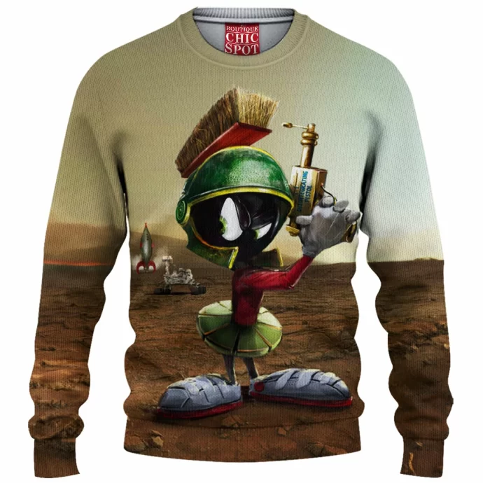 Marvin The Martian Knitted Sweater