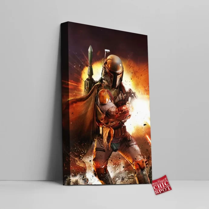 Boba Fett Canvas Wall Art