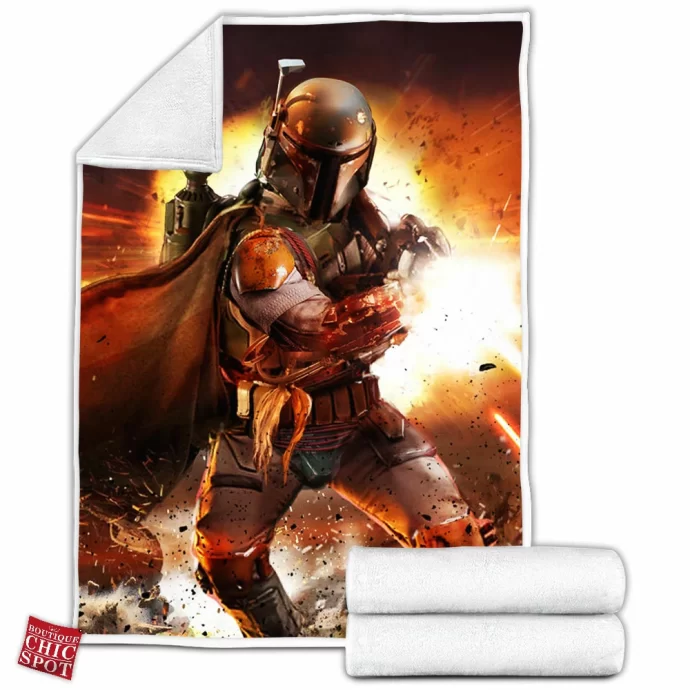 Boba Fett Fleece Blanket