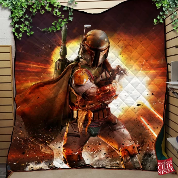 Boba Fett Quilt Blanket